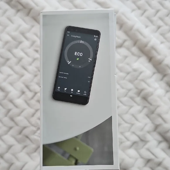 Black and Silver Smart Thermostat Accessory